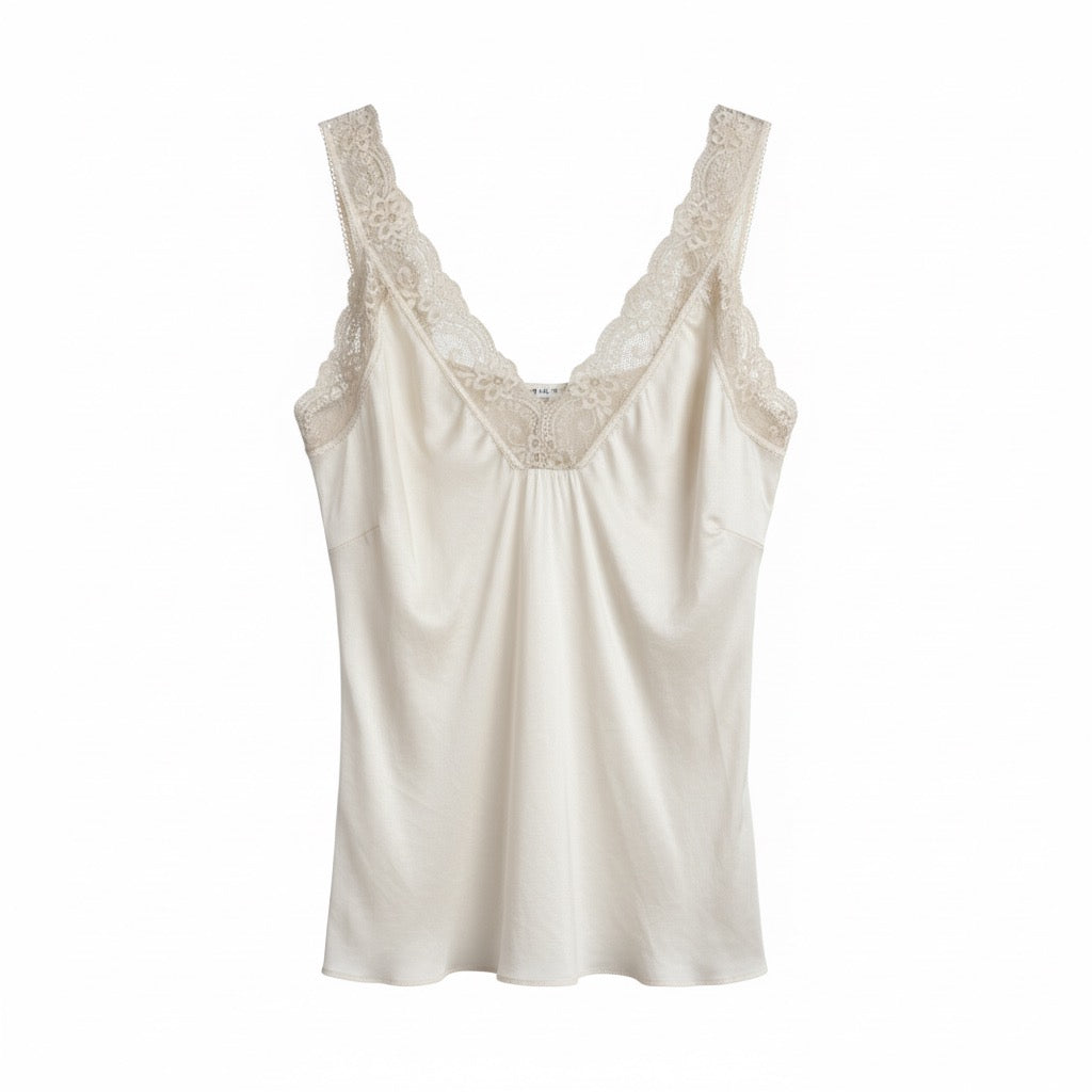 Spitzentop aus Viskose