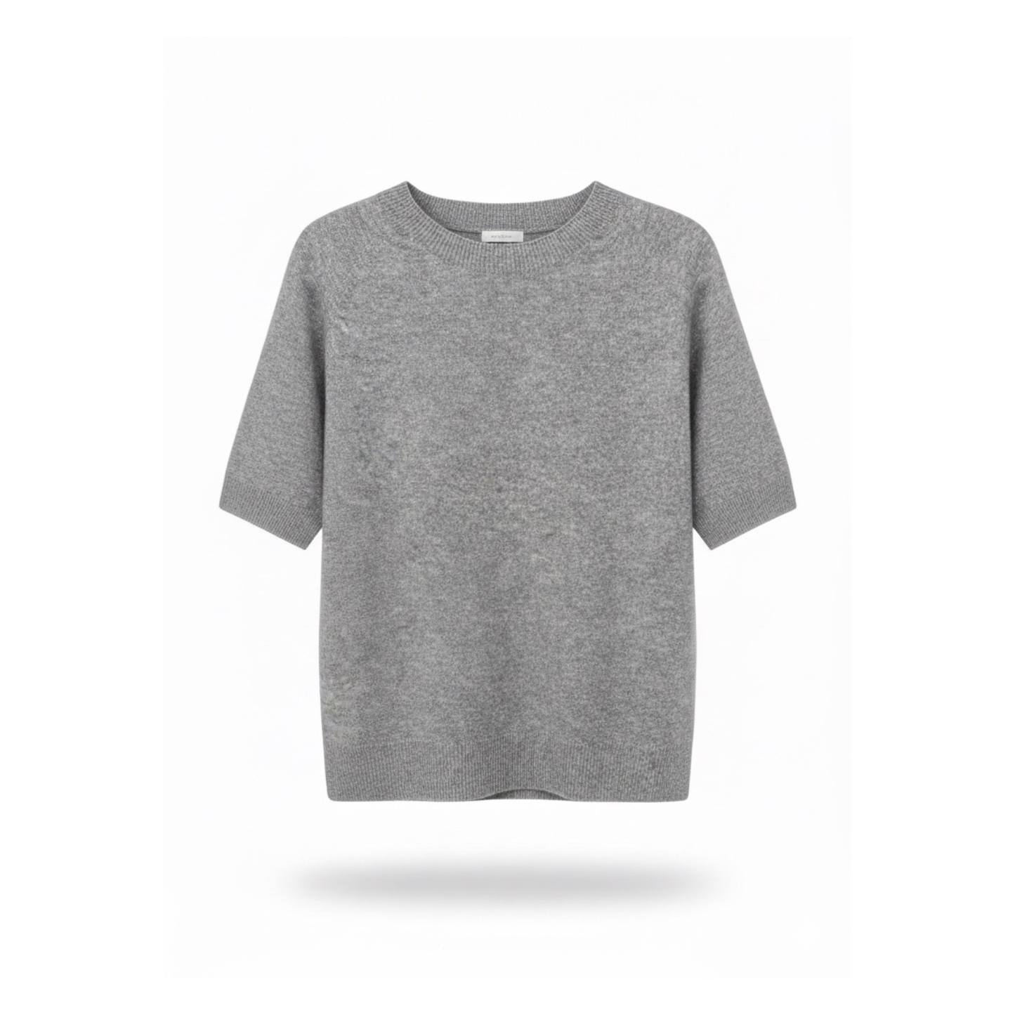 Strick-Glitzer-Top kurzarm