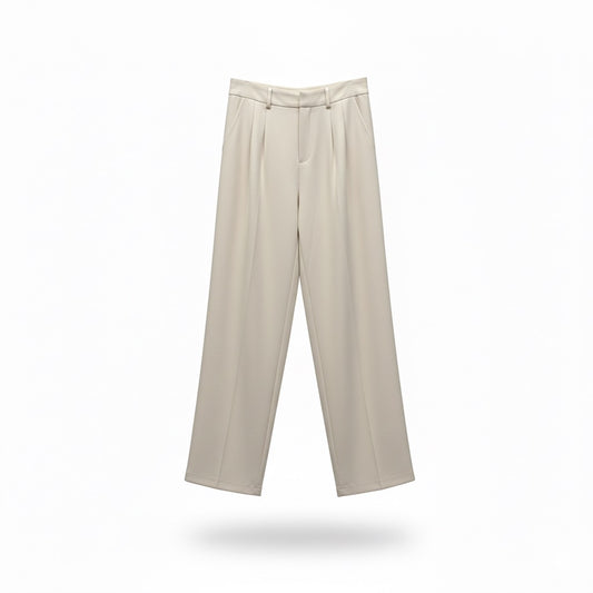 Elegante Hose in hellem Beige