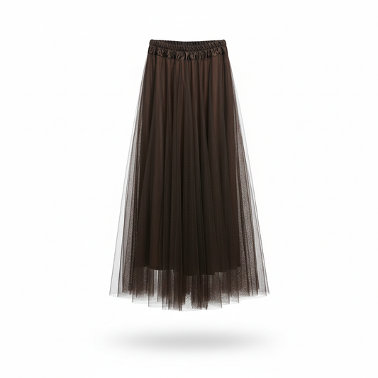 Maxi Tüllrock Damen | 95 cm Länge | Viskose Unterrock